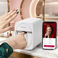 Printer Seni Kuku Otomatis Cepat Teknologi Cetak Cepat 35 Detik Dilengkapi WiFi/Bluetooth Layanan Kuku Komersial Volume Tinggi