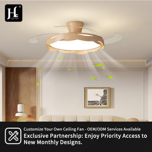 Ventilador de Techo Moderno de Diseño Nórdico con Luz para Dormitorio, Lámpara de Ventilador, Ventilador de Techo LED con Luz y Control Remoto - Product Image 5