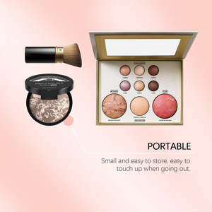 Set Cosmetico per il Trucco del Viso, Kit Regalo Multifunzionale con <span class=keywords><strong>Palette</strong></span> per Illuminante, Ombretto, Blush e Contouring - Product Image 6