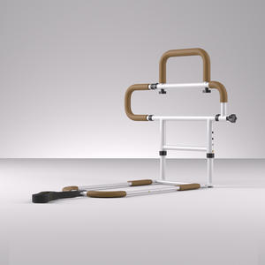 Accoudoir de lit pliable avec réglage en hauteur, barre de protection auxiliaire pour personnes âgées - Product Image 4