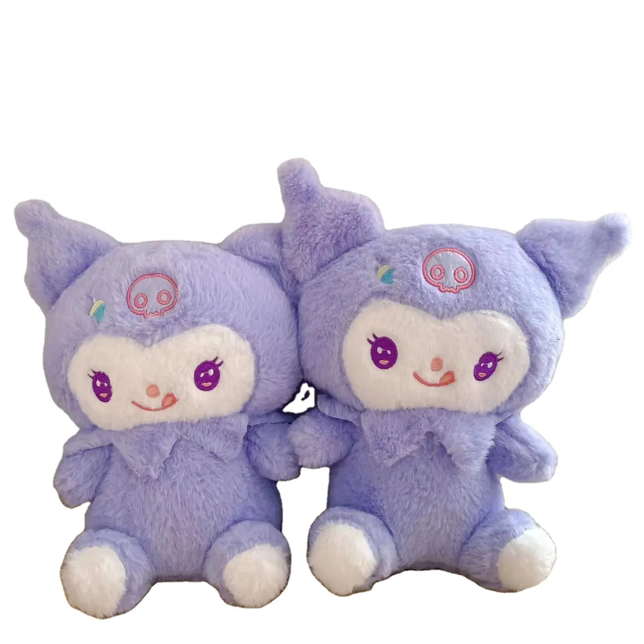 Pas cher prix 8 pouces dessin animé poupée japon Kawaii San Rio Kuromi Anime peluche figure doux jouets en peluche pour enfants cadeaux d'anniversaire