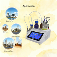 Analizador Automático de Humedad en Aceite para Transformadores TIMEPOWER TP653 con Agitación de 9 Velocidades y Conversión Multiunidad para Pruebas en la Industria Eléctrica