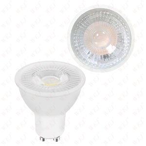 מפעל סיטונאי אלומיניום GU10 Led זרקור COB 3W 5W 7W AC/DC 12V קרן זווית 15 38 45 60 תואר gu10 ניתן לעמעום led ספוט אור