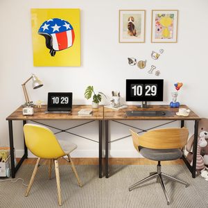Escritorio de ordenador de metal moderno de alta calidad, mesa de estudio multiusos para escuela y taller, muebles de oficina - Product Image 2