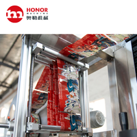 Ligne de production automatique de bouteilles en verre en plastique liquide de toutes sortes Machine d'étiquetage OPP adhésive thermofusible