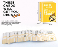 Ces cartes vous feraient boire - 1ère/2ème/3ème édition, jeu de cartes à boire en papier, jeu de société interactif amusant et décontracté pour adultes