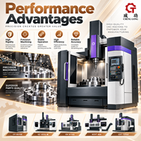 Tour vertical CNC robuste à colonne unique avec table rotative et rampe verticale