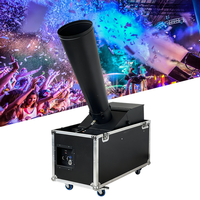 Igreslite Canon à Confettis CO2, Contrôle DMX512, 200W, Jet Haute Portée 10-12m/32.8-39.4ft, Machine à Effets Scéniques pour Fêtes, Clubs et Événements