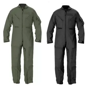 150GSM MADE FLAME RESISTANT FLIGHT BLACK GREEN KHAKI FR SUIT FLYING COVERALL