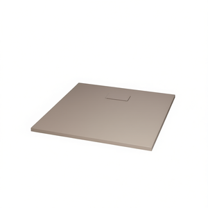 Piatto Doccia SMC 35.4x31.5 Pollici Rettangolare con Scarico Centrale Marrone - Product Image 1