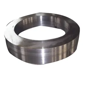 Cr12Mov Gesmeed Ring Naadloze Rolled Titanium
