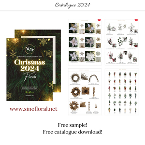 Fiori Artificiali in Velluto Verde Poinsettia Glitterati Buon <span class=keywords><strong>Natale</strong></span> 2025, Flores De Natal Decoracion, Decorazioni per Albero di <span class=keywords><strong>Natale</strong></span> - Product Image 6