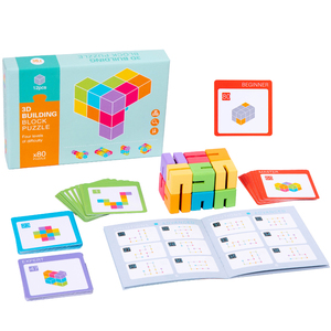 Jouet éducatif HOYE CRAFTS Jouet éducatif <span class=keywords><strong>Cube</strong></span> serpent magique Jouet sensoriel anti-stress Puzzle en bois à torsion pour enfants - Product Image 1