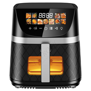 Freidora de Aire Grande de 8L/10L con Menú a Color, Horno Inteligente de Bajo Consumo para Hornear, Asar, Deshidratar y Preparar Pizza, Freidora de Aire sin Aceite - Product Image 3