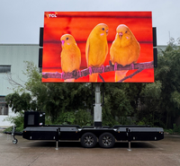Écran LED grand format d'extérieur EF22 P6 pour diffusion publicitaire, panneau d'affichage numérique mural fixe couleur, remorques d'affichage SDK