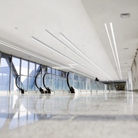 Vente flash - Mini luminaire linéaire LED suspendu, fin et compact, dimmable, IK07, avec télécommande
