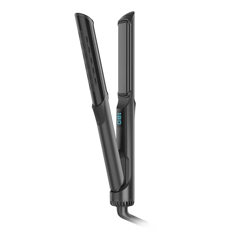 Lescolton New Arrival Flat Hair Straightening Iron Ceramic Tourmaline 2 in 1 Hair Straightener And Curler