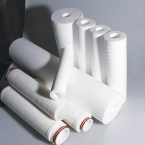 Composant de filtre soufflé par fusion 2025 PP 5um longue durée de vie cartouche de filtre à sédiments PP filtre bleu pour l'industrie pétrolière et gazière - Product Image 4