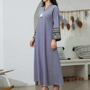 เดรสชีฟองสไตล์โมเดิร์นสำหรับผู้หญิงมุสลิม, เดรสอาบายาลำลอง2026 - Product Image 4