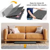 Table de Puzzle Portable Inclinable en Feutre pour 1000-2000 Pièces avec Surface Antidérapante