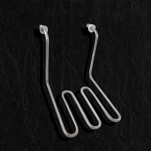 Tubo de Calefacción Eléctrico Cuadrado Plano, Elemento Calefactor Tubular para Freidoras, para Restaurantes de Comida Rápida - Product Image 1
