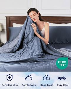 2025 New Custom Lightweight Quilt Summer Cooling <b>Blanket</b> with Double Side Cooling Throw <b>Blankets</b> for Hot Sleepers - Product Image 2
