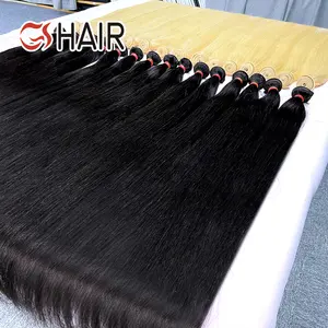 Mẫu Miễn Phí 40 Inch Tóc Bó, Thô Ấn Độ Remy Tóc Con Người Bán Buôn, Miến Điện Nguyên Tóc Bó Lớp Biểu Bì Phù Hợp Tóc Từ Ấn Độ