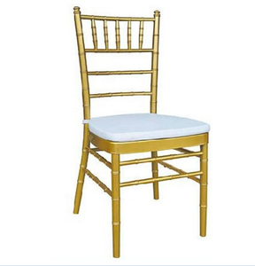 Hot Sale Restaurant Chiavari Tifany Chairsh Pad Seat Metal Frame Hotel Banquet <b>Chair</b> for Wedding Event - Product Image 2