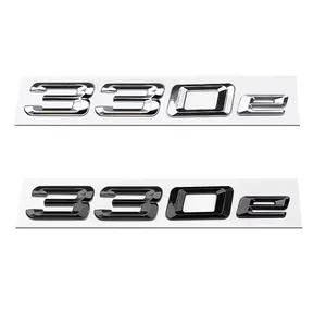 Emblema de la insignia del logotipo del maletero del coche ABS para <span class=keywords><strong>BMW</strong></span> 316e 318e 320e 323e 325e 330e 335e 530e E46 E90 E91 F30 F31 F34 G20 G30 1 año - Product Image 1