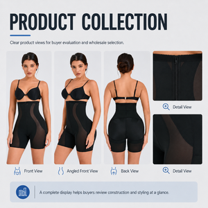 Langqin BBL Shapewear for Women Butt Lifter Waist Trainer Body <b>Shaper</b> Colombiana Tummy Control Shorts Hourglass Breathable - Product Image 3