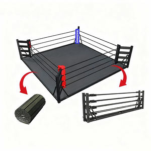 Anneau de boxe pliable PVC cadre en acier certifié CE expédition directe d'usine dans les 10 jours - Product Image 2