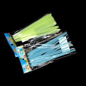 Autocollants muraux fluorescents en forme de météore, en PVC, pour chambres d'enfants, décoration de chambre à coucher, 17Cm, jaune bleu, paquet de 12 - Product Image 5