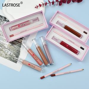 ลิปมันแบบ2 in 1ลิปกลอสและลิปไลเนอร์แบบเหลวมีเม็ดสีสูง - Product Image 4