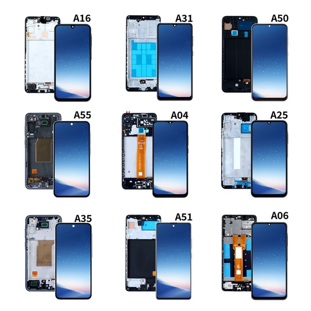 Wholesale 100% Original Mobile Phone OLED for A16 A56 A15 A14 A12 A05 A06 A40 A50 A23 A21 Display Cell Phone Parts Supplier