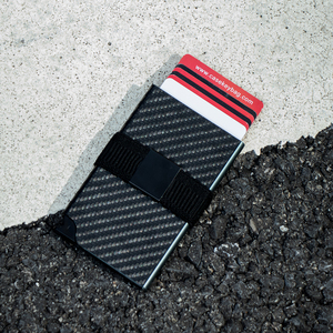 2023 Newest Real Carbon Fiber Leather Automatic Pop up <b>Wallet</b> Porta Cartoes Carteira RFID Safe Business Bank Credit Card <b>Holder</b> - Product Image 4