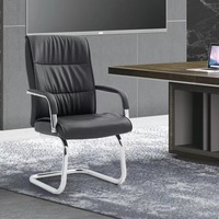 Chaise de bureau exécutive moderne réglable à prix abordable avec dossier en PU et fonction pivotante – Chaise d'ordinateur confortable