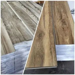 4mm 5mm imperméable grain de bois vente en gros click lock noyau rigide ingénierie spc carrelage de luxe en vinyle plancher