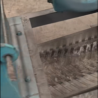 Granulateur fin de déchets de mortier et de maçonnerie de petite taille Premium PC200x300, concasseur à marteaux motorisé 5,5 kW avec tamis à barres de dégagement