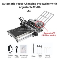 Robot de Dibujo y Escritura Automático con Alimentación de Papel Tamaño A4, Máquina de Grabado con Marco Corexy, Kit de Plotter CNC