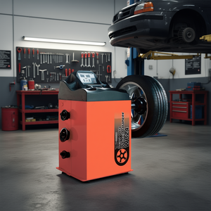 Équilibreuse de roues industrielle TMF 10-24 pouces informatisée avec modes aluminium et outil de réparation de pneus - Product Image 2