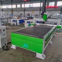 Machine de découpe PVC mélaminé 8*4 pieds, routeur CNC 3 axes à tête simple/double pour le travail du bois et la fabrication de meubles 1325 ATC1325