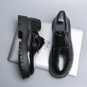 IStapromo Gifts Fashion Shoes KICKSLOE SHOES Non-Slip Breathable Thick Sole Cushioned Waterproof Men Business Casual Shoes - Product Image 4