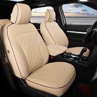 Coussin de protection pour siège automobile, professionnel, entièrement enveloppant, confortable, ensemble de housses de siège de voiture en cuir