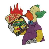Vente en gros de haute qualité Dark Horse Deluxe Simpsons personnages patchs de broderie Logo personnalisé pour vêtements et chapeaux