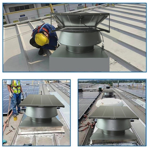 Ventilateur de toit solaire à haute efficacité énergétique de 150 W avec moteur 26 V pour une utilisation à domicile et au bureau JBSF-600A Ventilation de toit solaire F - Product Image 1