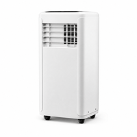 Climatiseur Électrique Portable avec Fonction de Refroidissement, Chauffage et Déshumidification 1200W 11 899 BTU/h Design Compact en Plastique pour Utilisation en Chambre
