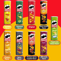 Chips de Pommes de Terre Pringles 110g, Boîte Chips Croustillantes, Snack Exotique, Snacks en Gros
