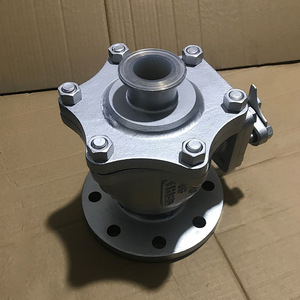 Válvula de bola de acero inoxidable con revestimiento de flúor Q41F46 16C, conexión bridada de 1 pulgada para gases corrosivos, tipo interruptor - Product Image 3