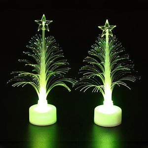 Giáng Sinh Sợi Quang Đầy Màu Sắc, Cây Led Thắp Sáng Cây Giáng Sinh Để Trang Trí Giáng Sinh/ - Product Image 3