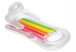 <span class=keywords><strong>INTEX</strong></span> 58802 King Kool Loungesเสื่ออากาศน้ําลอยแถวสระว่ายน้ําลอยที่เท้าแขนเก้าอี้เลานจ์พร้อมสระว่ายน้ําดีลักซ์ - Product Image 3